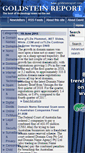 Mobile Screenshot of goldsteinreport.com